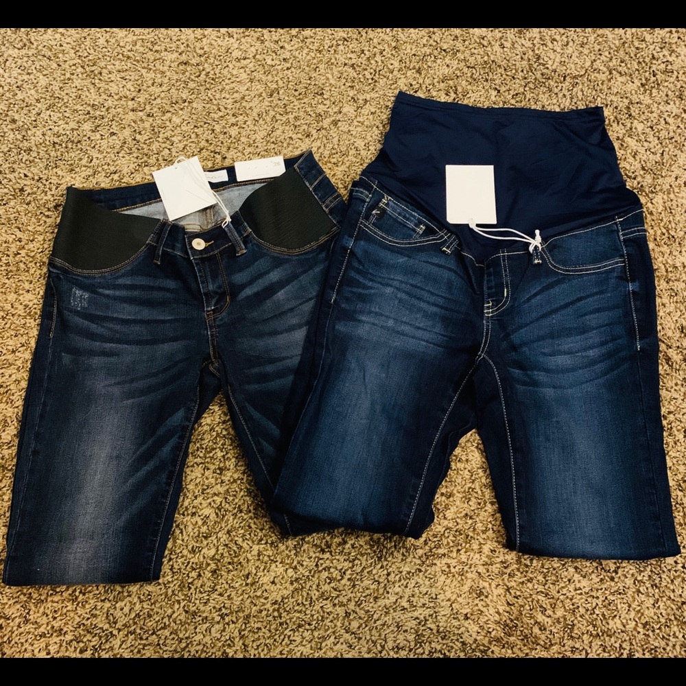 NWT KanCan Maternity Jeans, Lot of 2